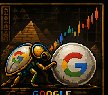 Google pixel-art scarab